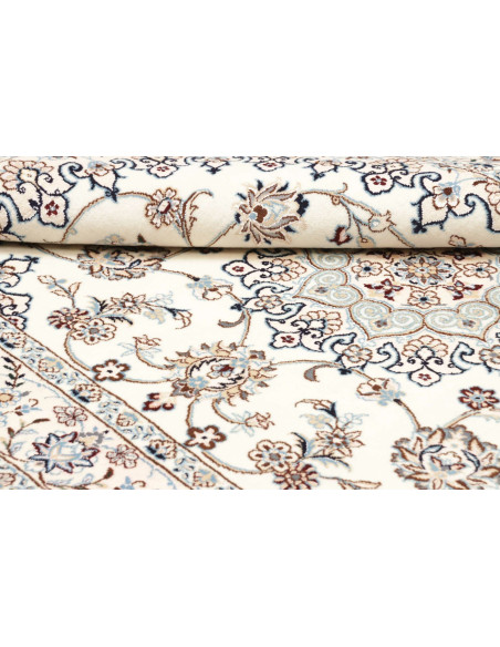 Tappeto Nain 9La Persia bianco grigio 132x198