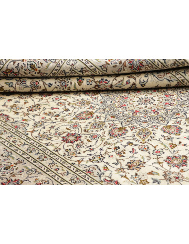 Kashan 202x303 Cm Kashan, Persia, Lana Cardata A Mano,