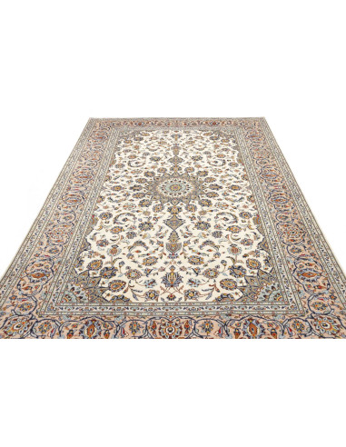 Kashan 197x305 Cm Kashan Persia Hand-carded Wool (cotton