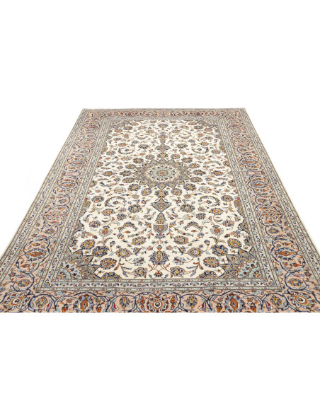 Kashan 197x305 Cm Kashan Persia Hand-carded Wool (cotton