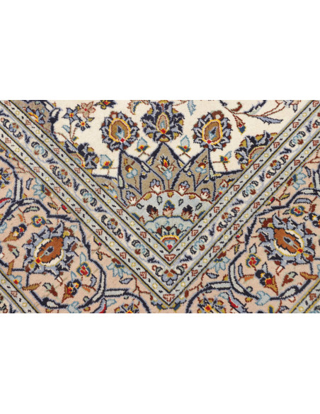 Kashan 197x305 Cm Kashan Persia Hand-carded Wool (cotton