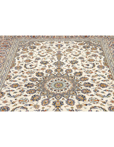 Kashan 197x305 Cm Kashan Persia Hand-carded Wool (cotton