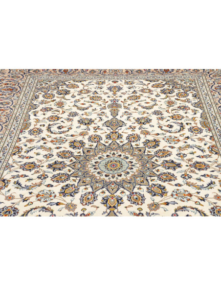 Kashan 197x305 Cm Kashan Persia Hand-carded Wool (cotton