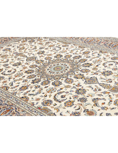 Kashan 197x305 Cm Kashan Persia Hand-carded Wool (cotton