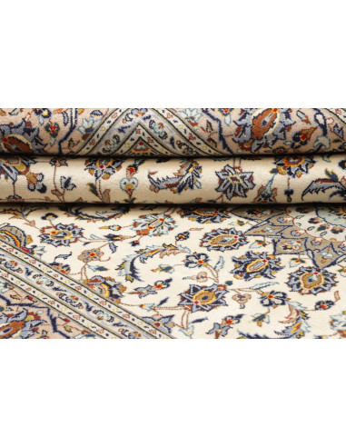 Kashan 197x305 Cm Kashan Persia Hand-carded Wool (cotton