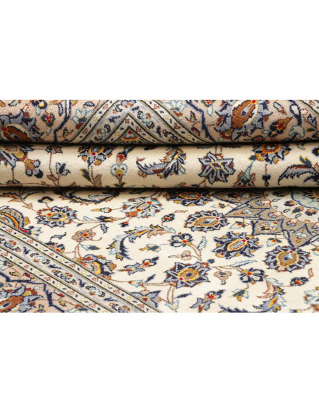 Kashan 197x305 Cm Kashan Persia Hand-carded Wool (cotton