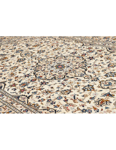 Kashan 197x300 Cm Kashan, Persia, Lana Cardata A Mano