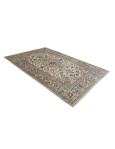 Kashan 197x305 Cm Kashan Persia Lana Cardata A Mano Cotone