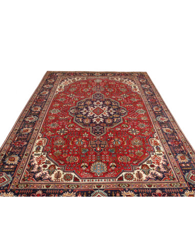 Tabriz 207x309 Cm Tabriz, Persia, Hand-carded Wool (warp:
