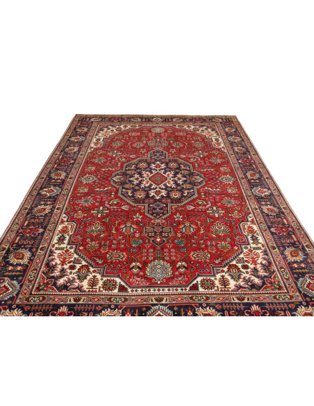 Tabriz 207x309 Cm Tabriz, Persia, Hand-carded Wool (warp: