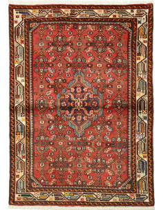 102x140 Cm Qashqai, Wool warp: Wool