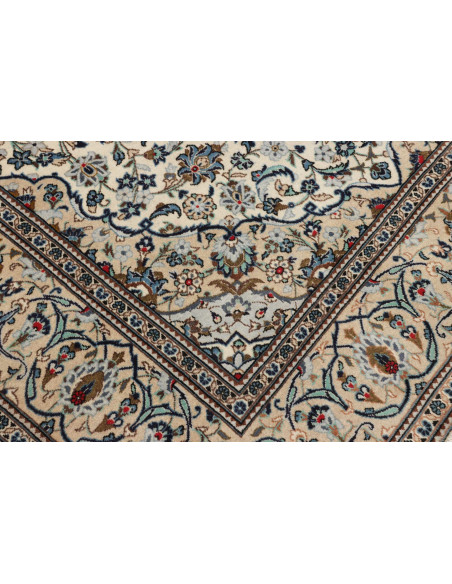 Kashan 195x294 Cm Kashan, Persia, Hand-carded Wool warp: