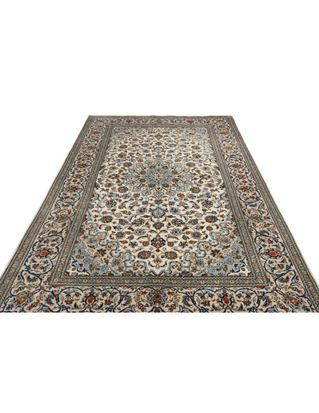 Kashan 197x308 Cm Kashan, Persia, Lana Cardata A Mano