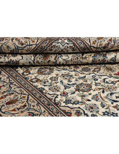 Kashan 195x294 Cm Kashan, Persia, Hand-carded Wool warp: