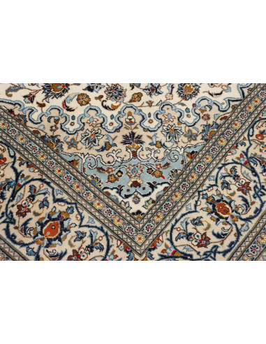 Kashan 197x308 Cm Kashan, Persia, Hand-carded Wool warp: