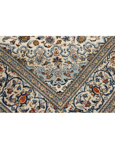 Kashan 197x308 Cm Kashan, Persia, Lana Cardata A Mano