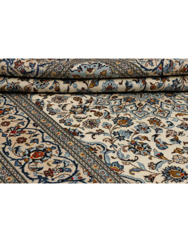 Kashan 197x308 Cm Kashan, Persia, Hand-carded Wool warp: