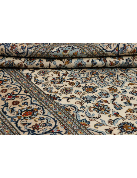 Kashan 197x308 Cm Kashan, Persia, Hand-carded Wool warp: