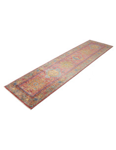 Rug Tribal Pakistan 79x298 Rust Red Golden Yell 2