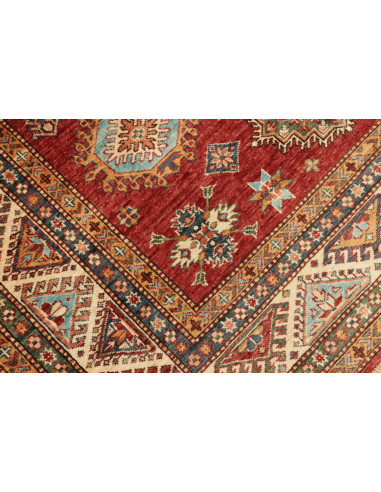 Kazak Fine 172x246 Cm Kazak Fine, Pakistan, Hand-carded Wool