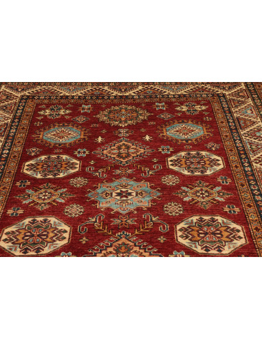 Kazak Fine 172x246 Cm Kazak Fine, Pakistan, Hand-carded Wool