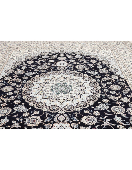 Nain 6la 253x353 Cm Nain 6la Persia Hand-carded Wool And