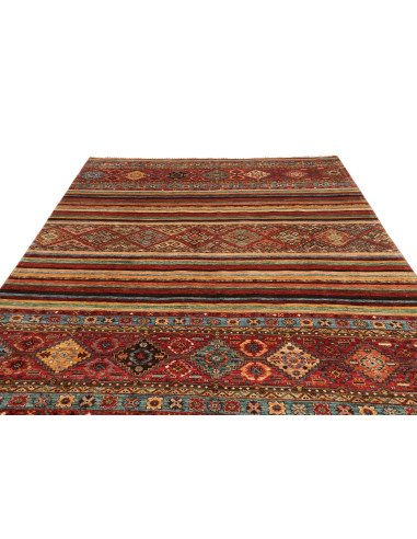 Rug Samarkand Pakistan 211x289 Red Blue