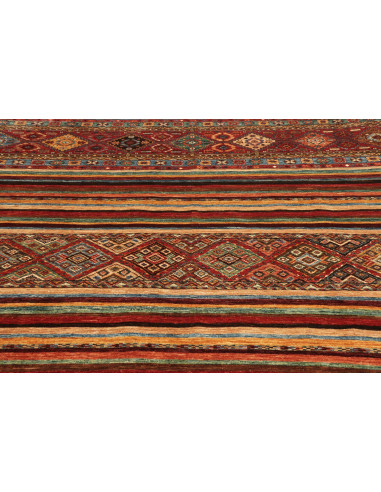 Tappeto Samarkand Pakistan 211x289 Rosso Blu
