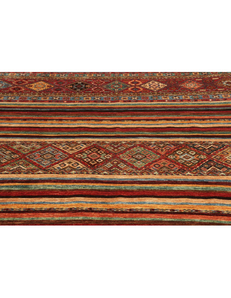 Tappeto Samarkand Pakistan 211x289 Rosso Blu