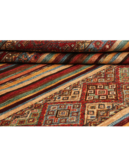 Tappeto Samarkand Pakistan 211x289 Rosso Blu