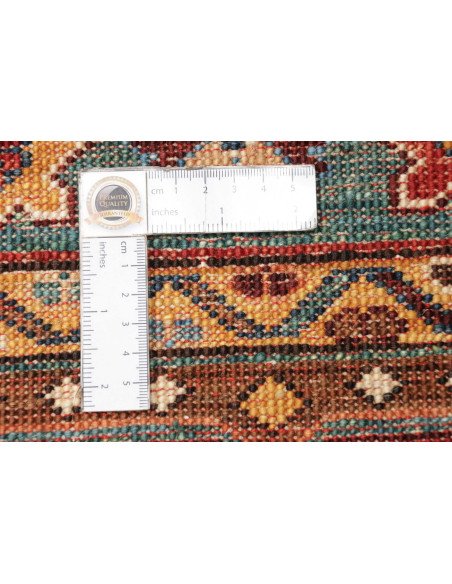 Tappeto Samarkand Pakistan 211x289 Rosso Blu