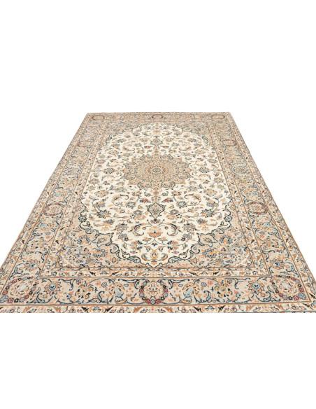 Kashan 200x304 Cm Kashan, Persia, Hand-carded Wool (warp: