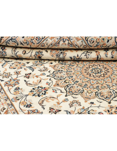 Kashan 200x304 Cm Kashan, Persia, Hand-carded Wool (warp: