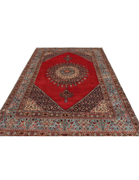 Moud 206x295 Cm Moud, Persia, Hand-carded Wool warp: