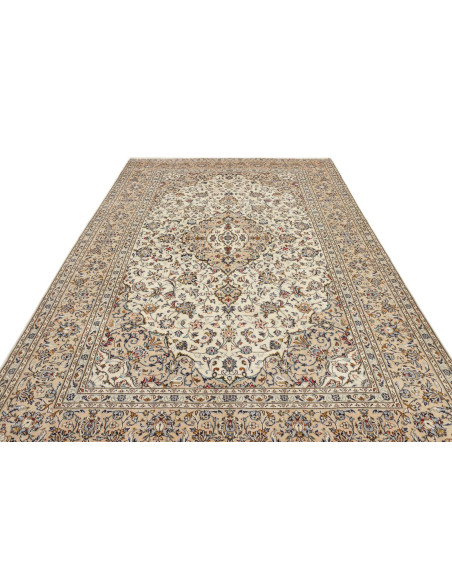 Kashan 204x320 Cm Kashan, Persia, Hand-carded Wool (warp: