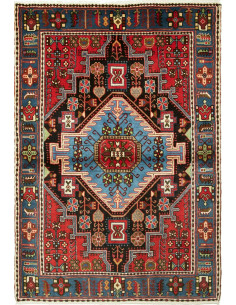112x165 Cm Tribal Rug Caucasian Wool warp: Cotton 250,000