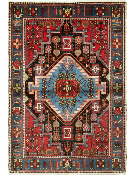 112x165 Cm Tribal Rug Caucasian Wool warp: Cotton 250,000