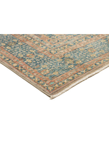 Tappeto Mamlouk Pakistan 122x183 Blu Petrolio S