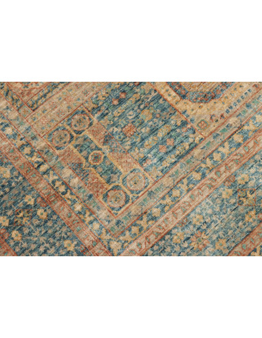 Tappeto Mamlouk Pakistan 122x183 Blu Petrolio S