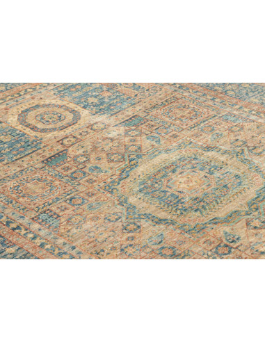 Tappeto Mamlouk Pakistan 122x183 Blu Petrolio S