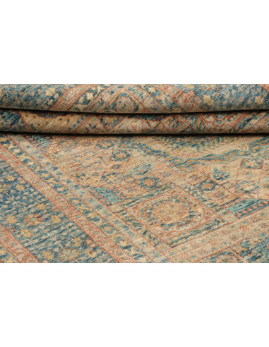 Tappeto Mamlouk Pakistan 122x183 Blu Petrolio S