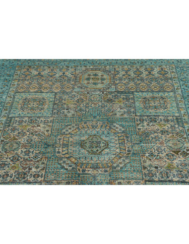 Rug Mamlouk Pakistan 147x204 Turquoise Gold