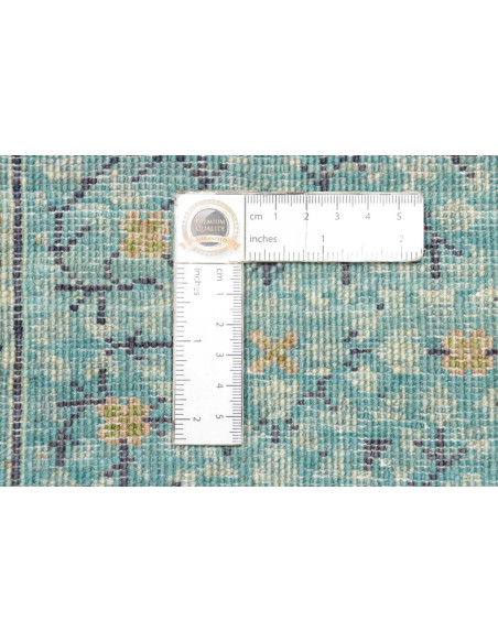 Tappeto Mamlouk Pakistan 147x204 Turchese Oro