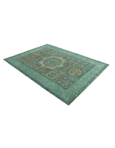 Tappeto Mamlouk Pakistan 169x236 Turchese Verde