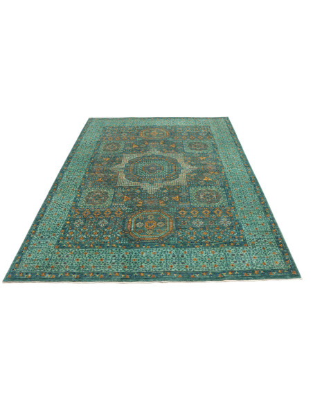 Tappeto Mamlouk Pakistan 169x236 Turchese Verde