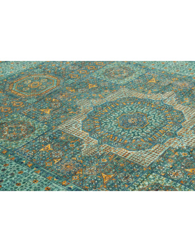 Tappeto Mamlouk Pakistan 169x236 Turchese Verde