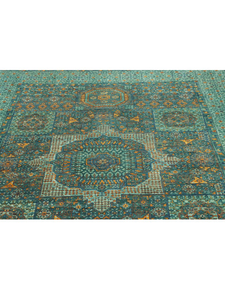 Tappeto Mamlouk Pakistan 169x236 Turchese Verde