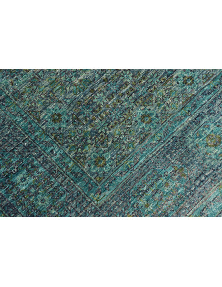 Tappeto Mamlouk Pakistan 150x193 Verde Acqua Bl