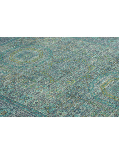 Tappeto Mamlouk Pakistan 150x193 Verde Acqua Bl