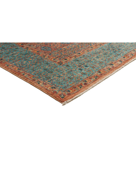 Tappeto Mamlouk Pakistan 175x237 Blu Petrolio T